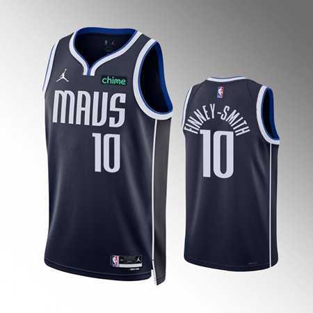 Men%27s Dallas Mavericks #10 Dorian Finney-Smith Navy Statement Edition Stitched Basketball Jersey Dzhi->dallas mavericks->NBA Jersey